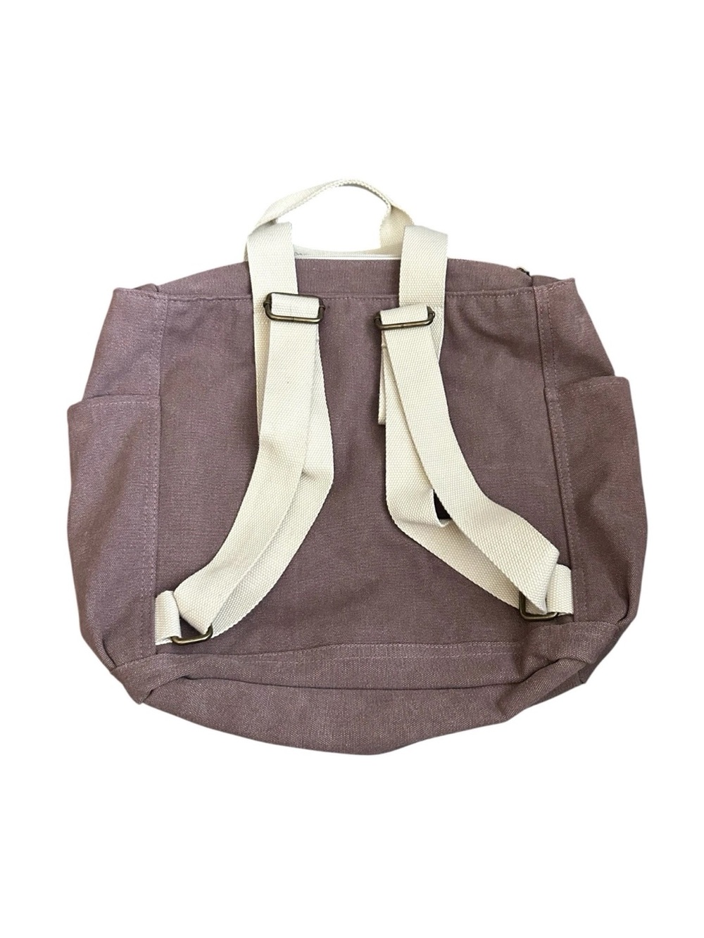 Birdling Pink Canvas Backpack Bag Tote - Picture 3 of 5